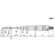 Микрометр канавочный-  2